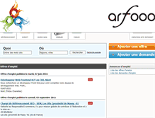 Tablet Screenshot of emploi.arfooo.com
